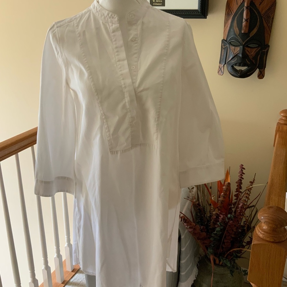 BCBGMaxAzria White Shirt Dress